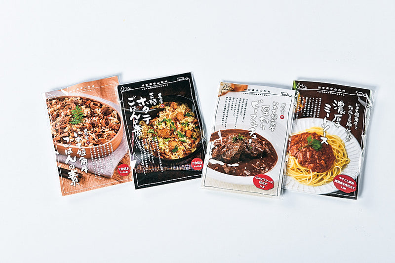 総合農舎山形村 レトルト4点セット 【0017941】
